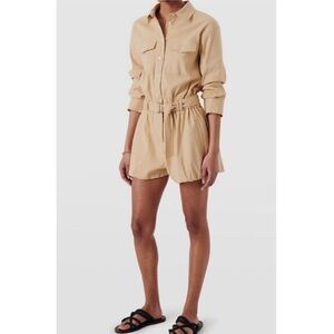 10 Crosby Derek Lam Tan Romper